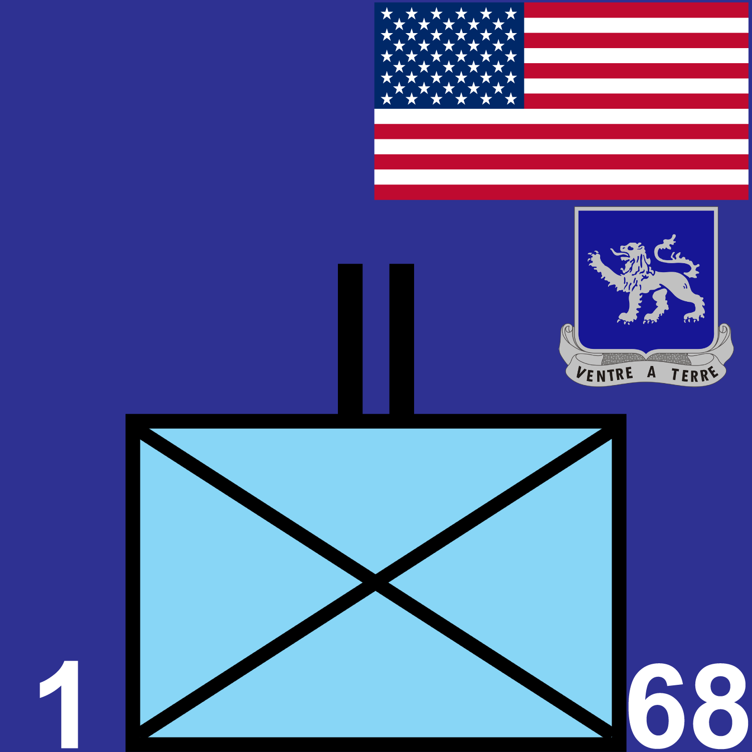 1st Battalion, 68th Infantry Regiment icon